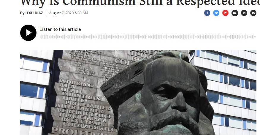 ¿Por qué el comunismo sigue siendo una ideología respetada?, ensayo de Itxu Díaz en National Review