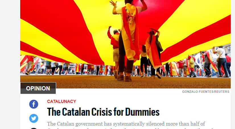 ‘The Catalan Crisis For Dummies’, de Itxu Díaz en The Daily Beast