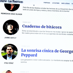 Itxu Díaz y Jaime Baily, en Las Américas